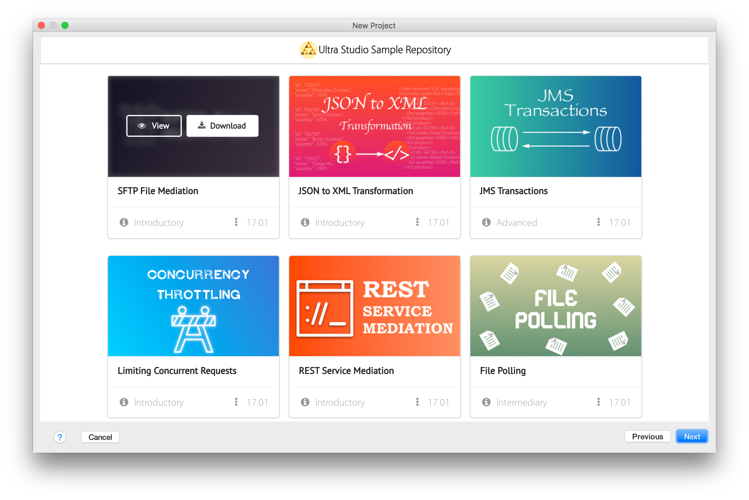 sample repo screenshot